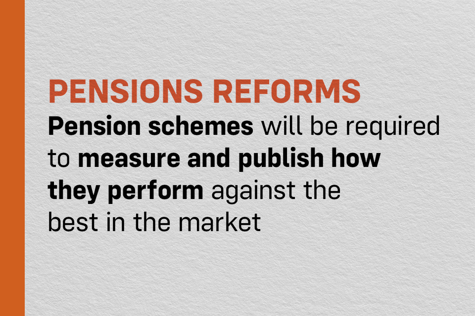Savers to see if their pension scheme is top of the league or in the relegation zone, as Government lays out timeline for biggest pension reforms in a generation