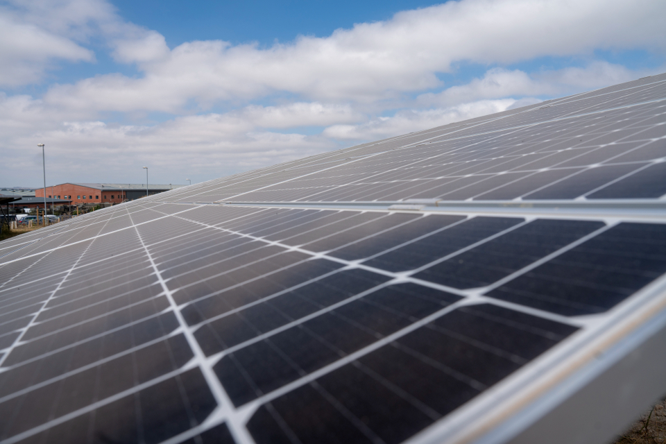 Army solar farm powers greener future at Larkhill Garrison