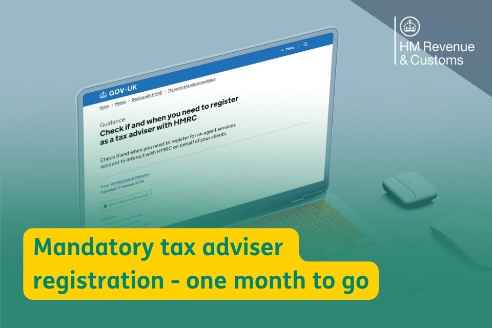 Tax advisers: one month left to register under new rules