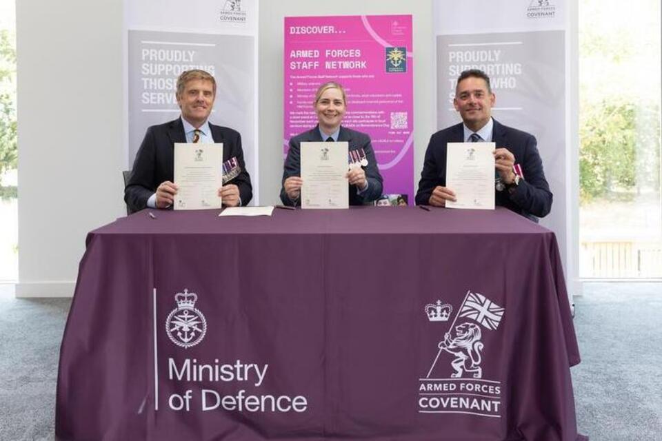 UKAEA Group signs Armed Forces Covenant