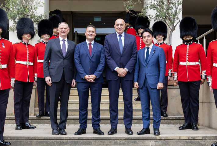 On Tuesday 21 July 2026, the Secretary of State for Defence, Wes Streeting, hosted the Global Combat Air Programme (GCAP) Defence Ministers' Meeting at Wellington Barracks, London..