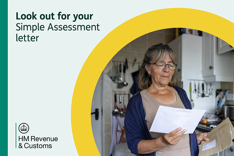 HMRC urges customers not to ignore Simple Assessment letters