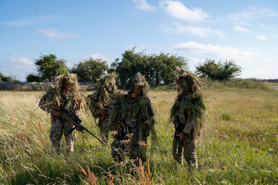 Can you spot the sniper? MOD challenges public to see hidden danger in military training area