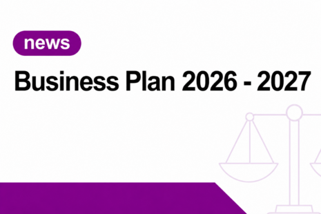 Graphic depicting the words "business plan 2026 - 2027"