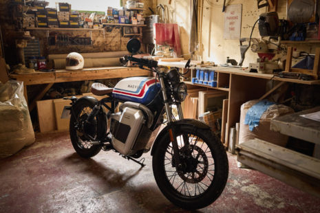 A picture of a Maeving E-motorbike