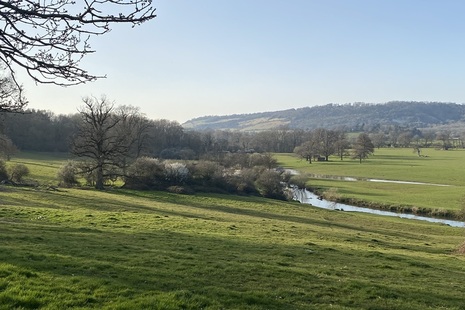 Photograph of the view across the Mole Valley, within the extension area.