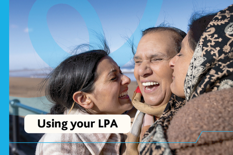 Group of women smiling with each other