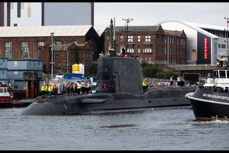 HMS Agamemnon at Barrow-in-Furness