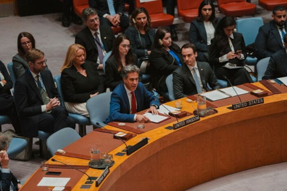 Read ‘Foreign Secretary Speech at the High-Level Ministerial Global Alliance for the Implementation of the Two-State Solution, UN’ article