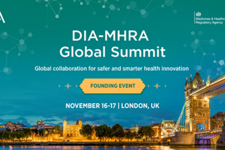 Poster for DIA/MHRA Global Summit