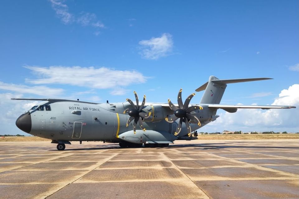 Royal airforce in Lebanon for joint UK-Leb military exercise