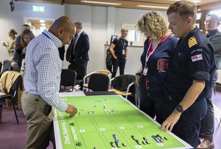 The wargame explored how the Armed Forces, the NHS and healthcare providers work together to support military patients