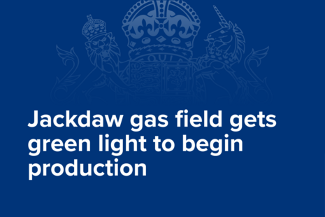 Jackdaw gas field gets green light to begin production